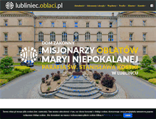 Tablet Screenshot of lubliniec.oblaci.pl
