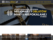Tablet Screenshot of obra.oblaci.pl